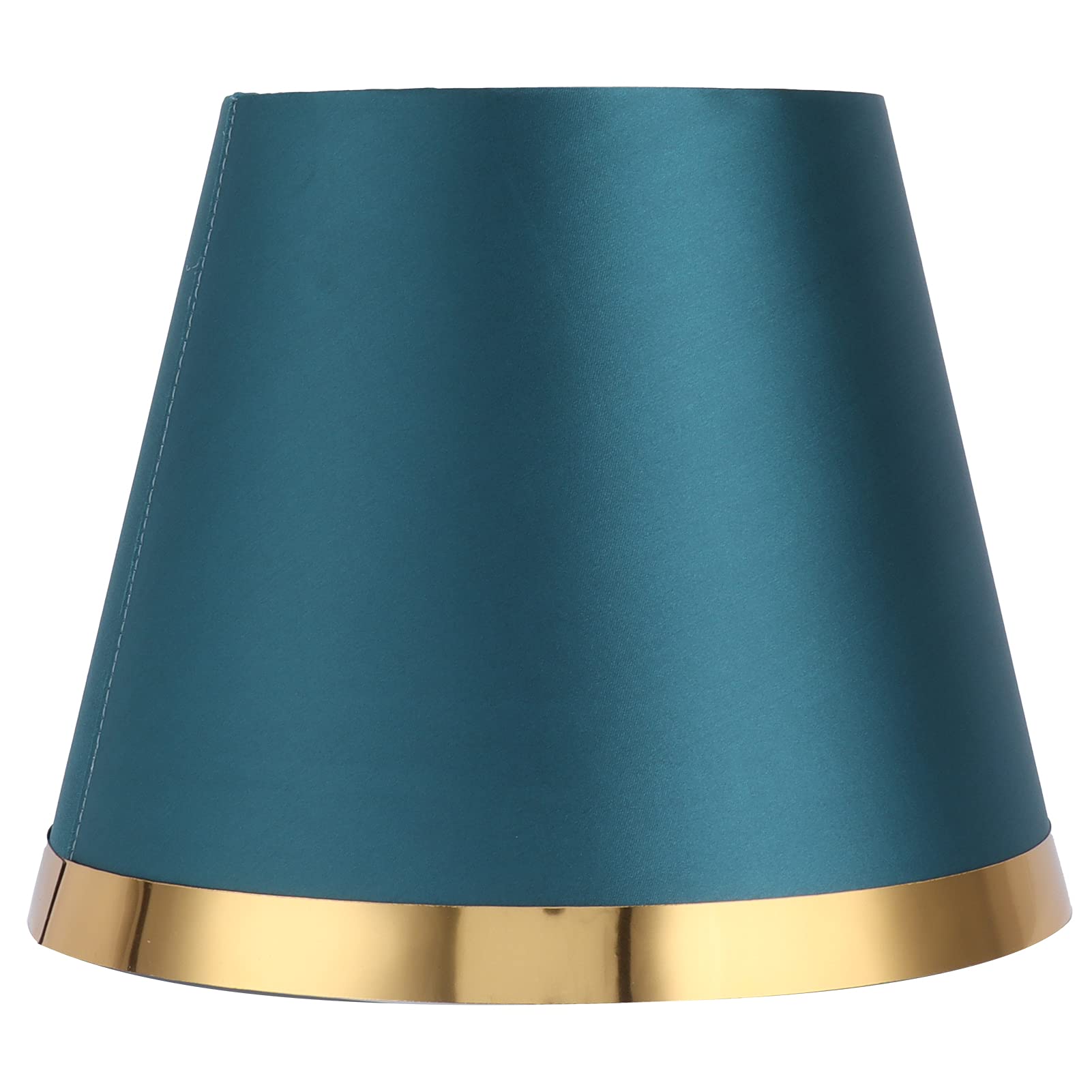 Abat-Jour Scandinave en Tissu Coton, pour Lampe E27 et Lampadaire, Design Epuré pour Chambre, Salon et Bureau, Vert Casse Lumière Douce