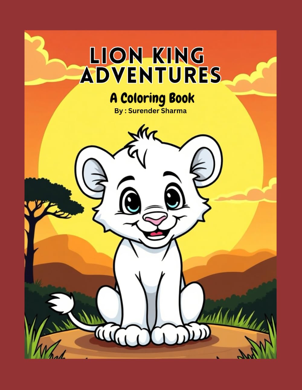 Lion King Adventures: A Coloring Book for Kids and Fans of the Jungle: Unleash the Imagination with Roaring Fun from the Heart of the Jungle