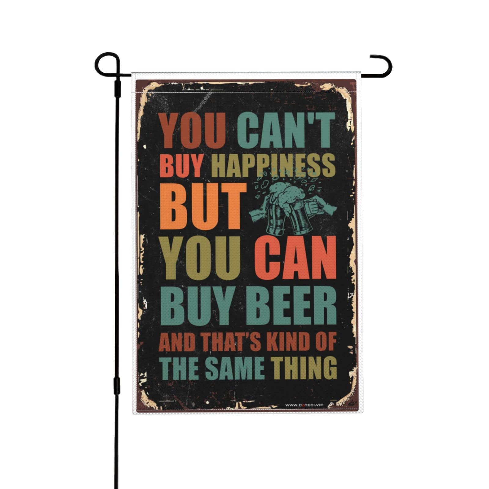 Dsocuiubos Summer Welcome Garden Flag You Can't Buy Happiness But You Can Buy Beer Garden Flag Flag for Garden Decorative Garden Flags