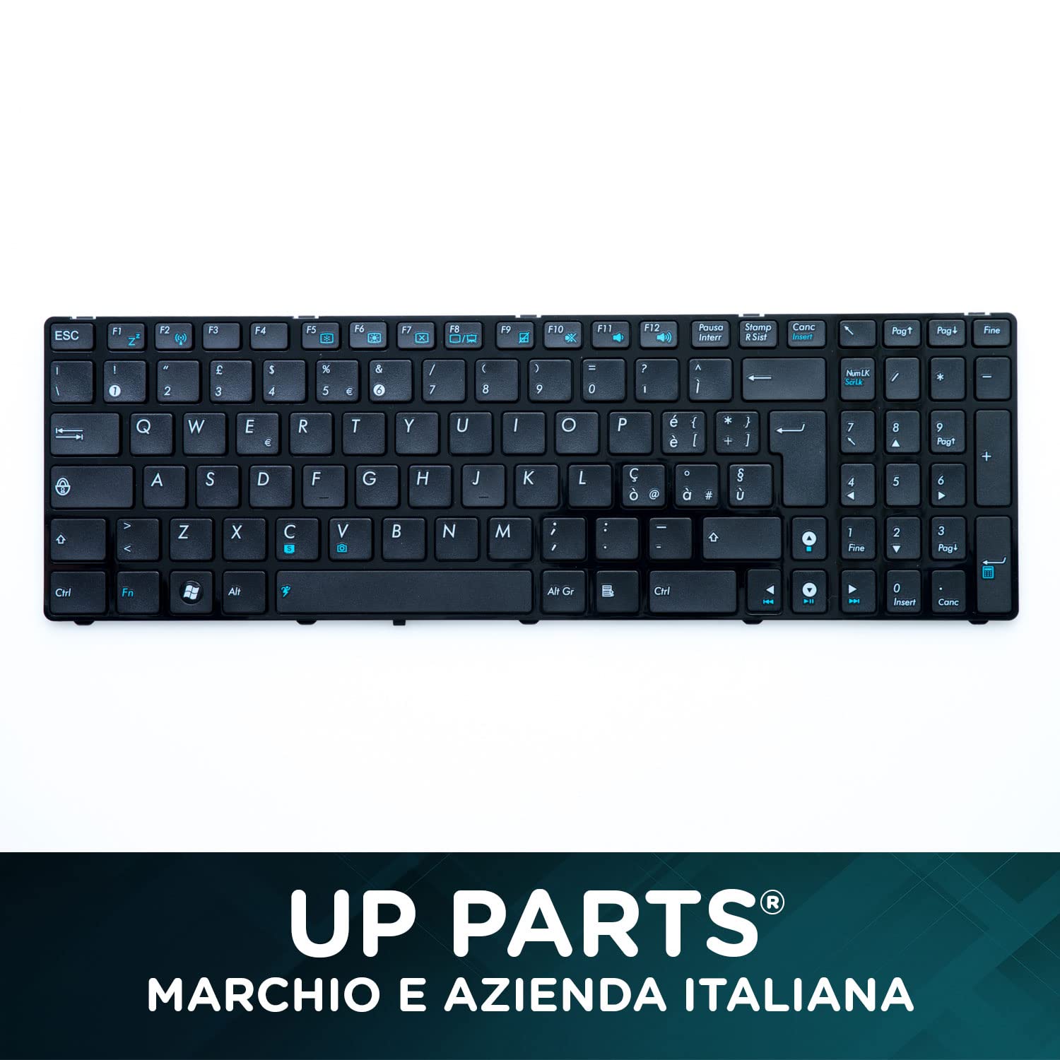 Tastiera Italiana Compatibile con ASUS per Notebook X52 A52 G51 G53 G60 G72 G73 K42 K52 K53 Serie, p/n 04GNV32KIT00 04GNV32KIT01 0KN0-E02IT02 0KN0-E02IT03 Tastiera di ricambio