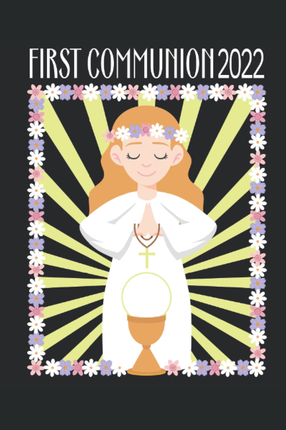 Notebook First Communion girl Blessed Sacrament