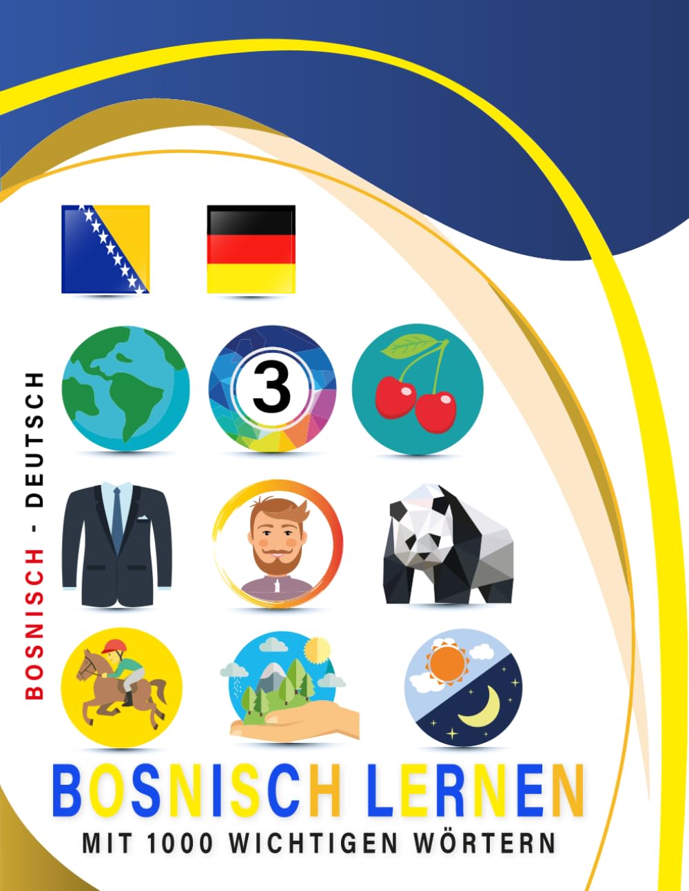 Bosnisch Lernen Mit 1000 Wichtigen Wörtern: Zweisprachiges Bosnisch – deutsch Bild- Und Vokabelbuch Für Kinder & Erwachsen