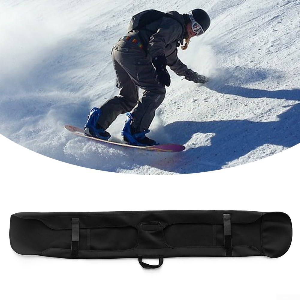 EasyByMall Housse de protection en néoprène pour snowboard avec poignée de transport confortable et extensible