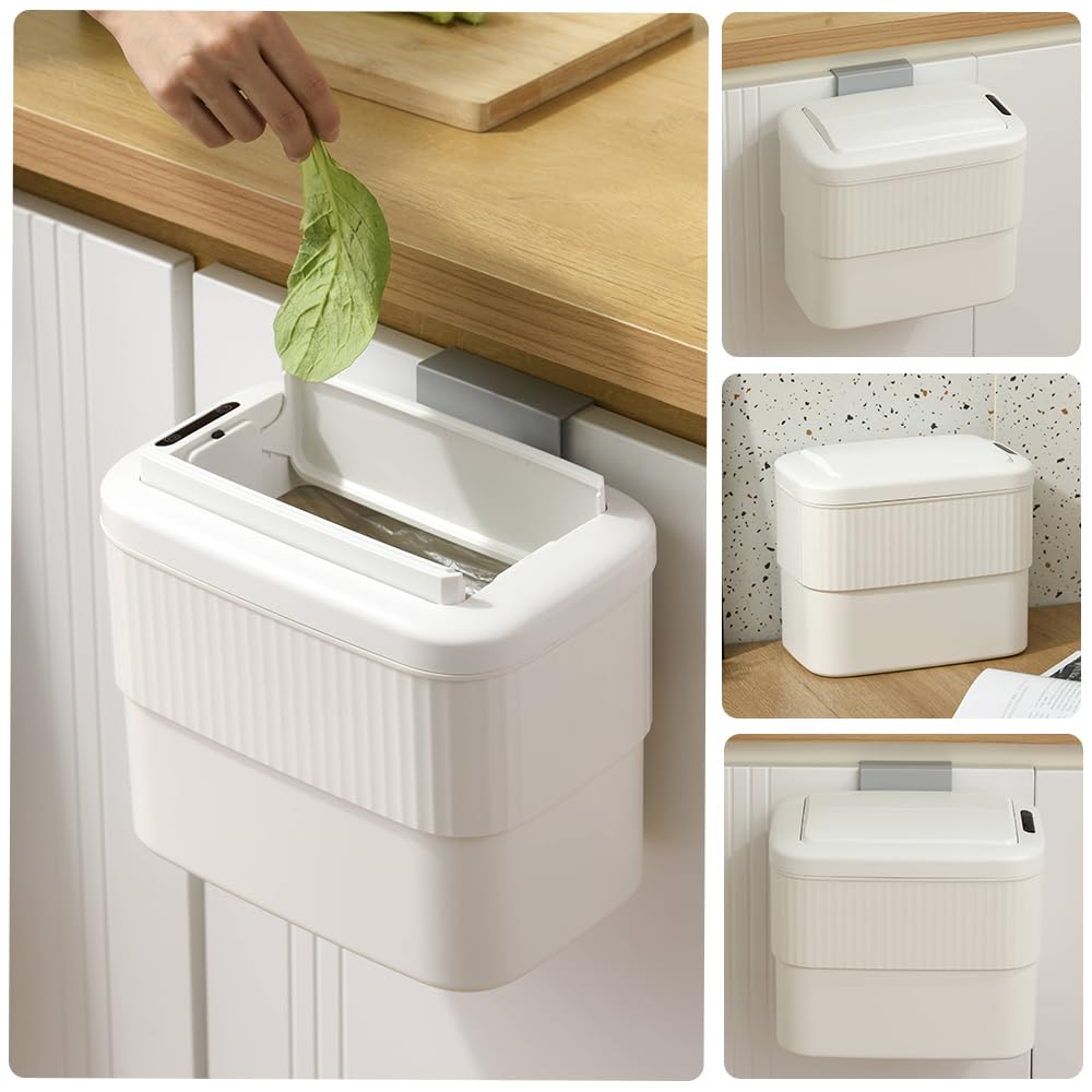 Caixote de lixo para banheiro com sensor de 7 litros, cozinha, escritório, trailer,