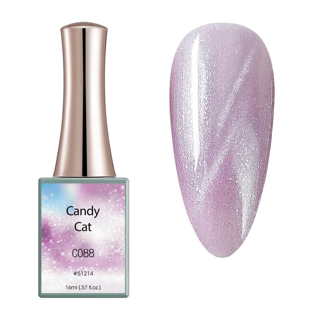 CANNI Gel Nail Polish Candy Cat Eye Gel Series UV Gel Nail Art Starter Manicure Salon DIY at Home - C088-image-11