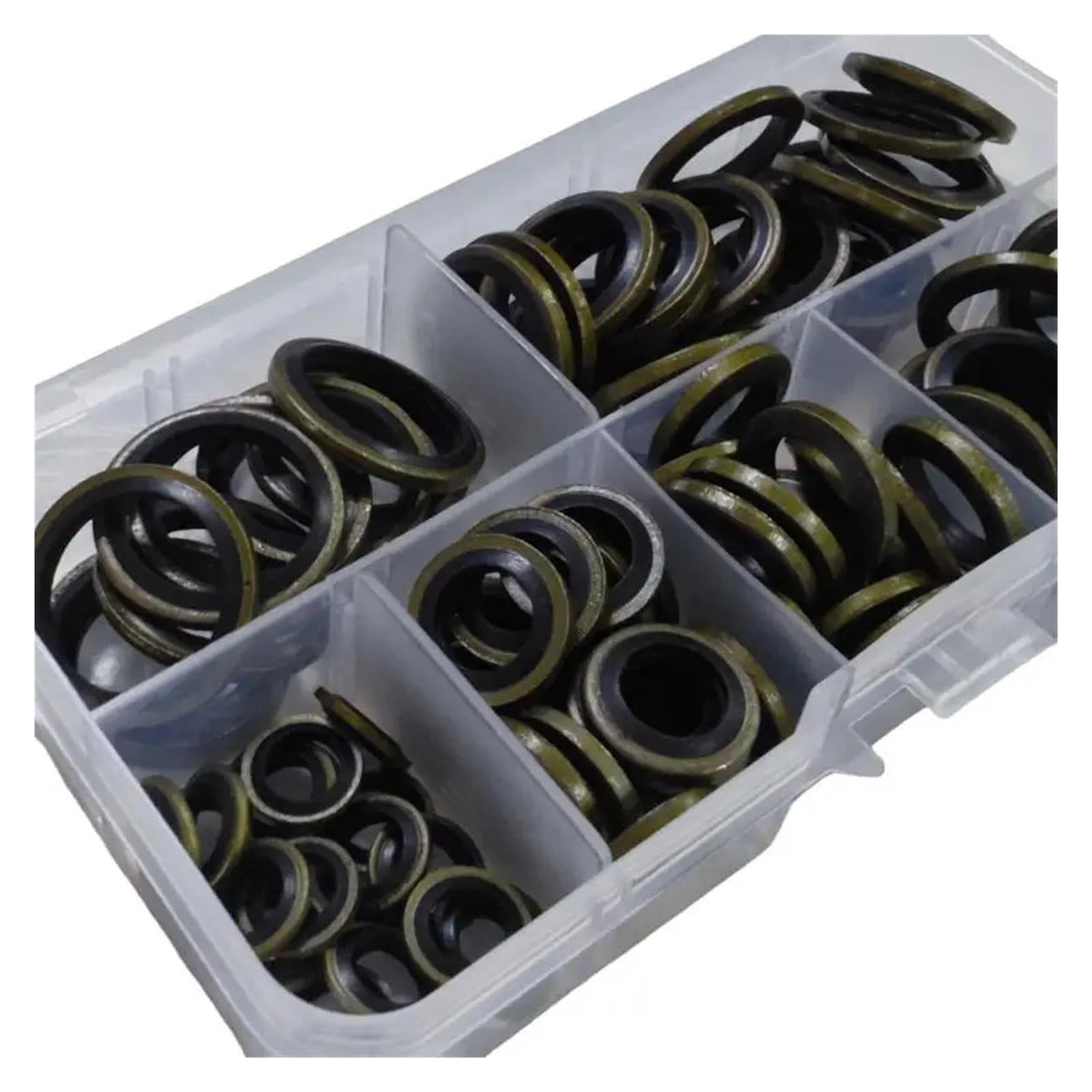 100 pièces jeu de joints de rondelle M6 M8 M10 M12 M14 M16 Kit de joint de vidange de carter d'huile de voiture tampon de boulon de Drainage joint de bouchon de vidange d'huile en caoutchouc