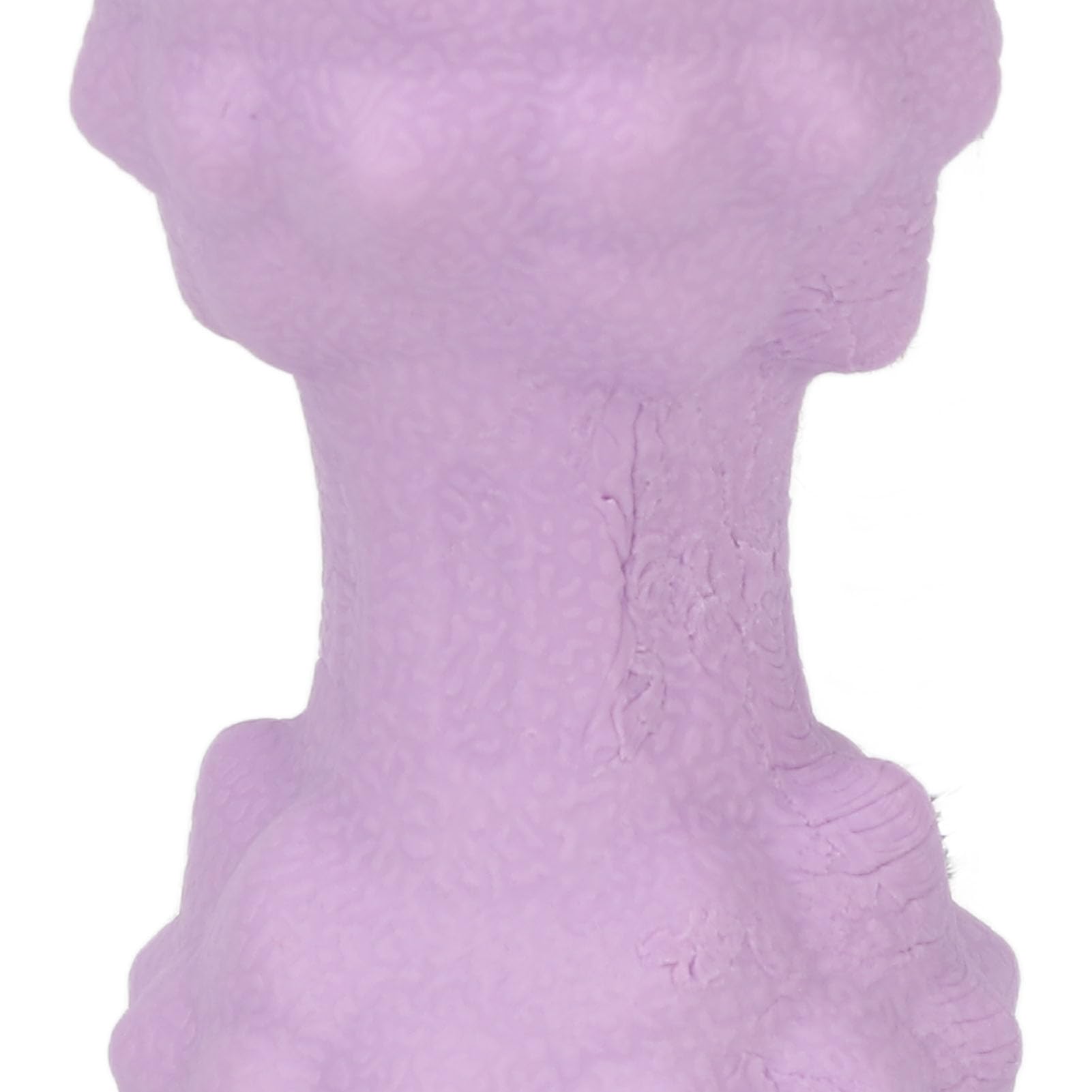 Hidyliu Balle de massage double lacrosse multi-directionnelle en forme d'arachide pour soulager le stress et améliorer la posture Matériau TPR souple 12,5 x 5 cm (violet)