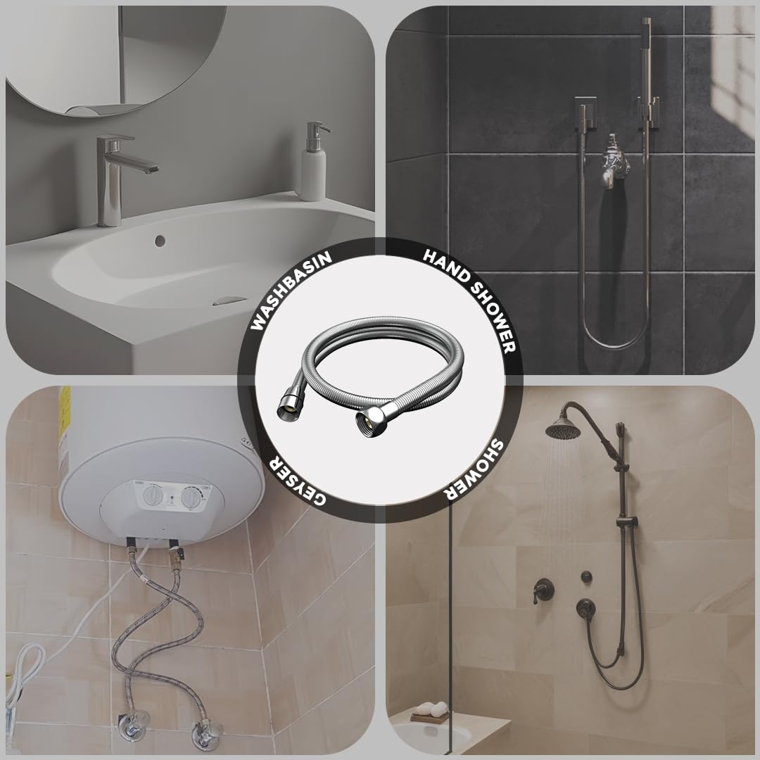 RN S.S. Shower Tube (With All Brass Parts)