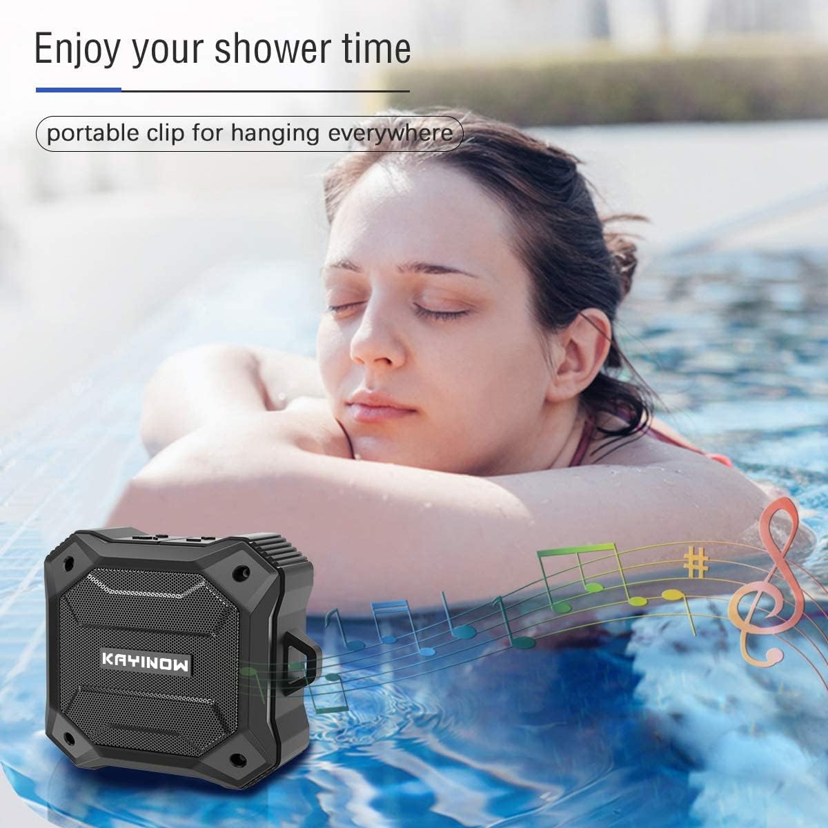 Portable Emergency Radio Bluetoooth Speaker,FM AM WB NOAA Weather Radio w/ 5000mAh Power Bank,IPX5 Waterproof Hand Crank Solar Radio w/LED Flashlight,SOS Alarm,Compass for Outdoor Survival : Electronics