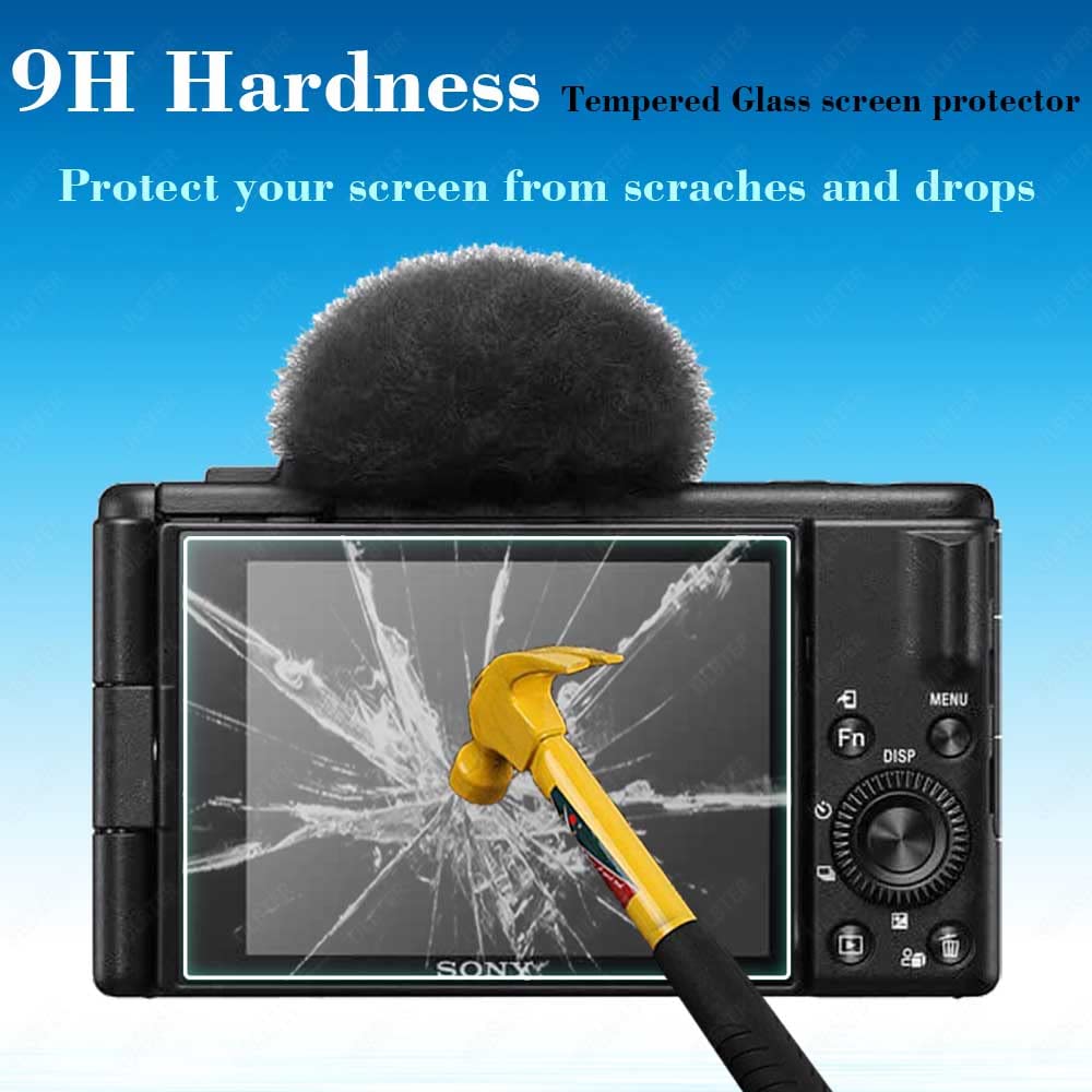 Fire Rock ZV-E10 II Camera Screen Protector For Sony ZV-E10 II Zv-e10 Ii Digital Camera, Ultra-Clear 9H Hardness Tempered Glass Cover For ZV-E10 II-3Packs - View #3