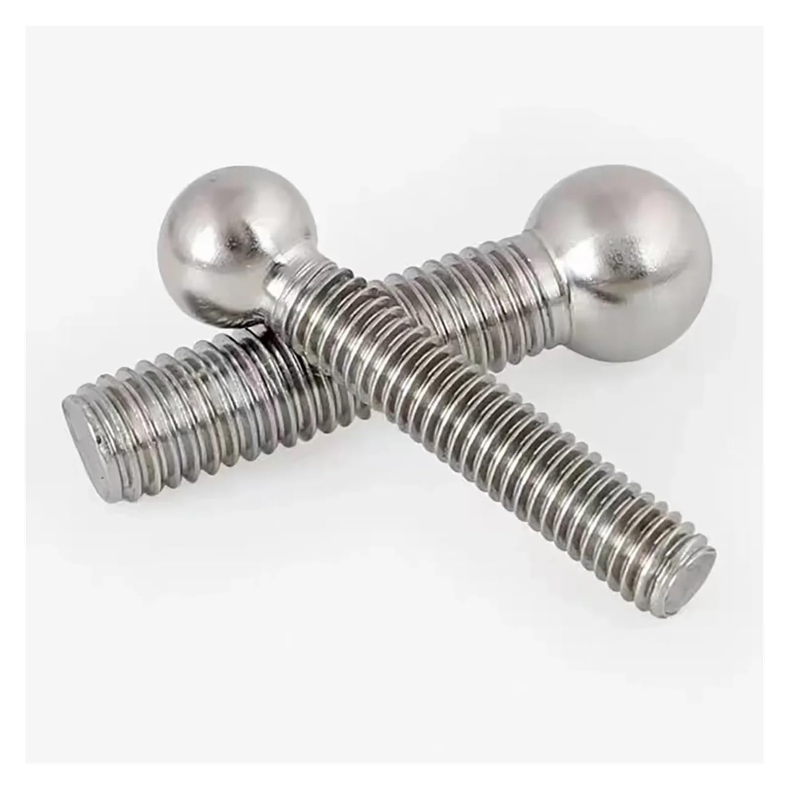 Vite a testa sferica in acciaio inossidabile 304/Vite a ricircolo di sfere/Bullone con staffa rotante con estremità a sfera(5pcs M6X45X10)