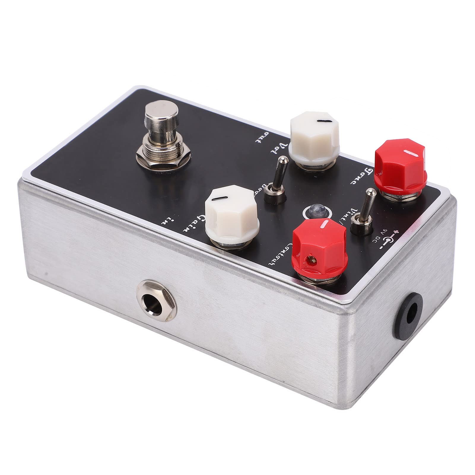 Pedale effetto per chitarra Professionale Brown Distortion True Bypass Heavy Metal Sound Enhancer per chitarristi elettrici Nero Dimensioni compatte Durevole Custodia interamente