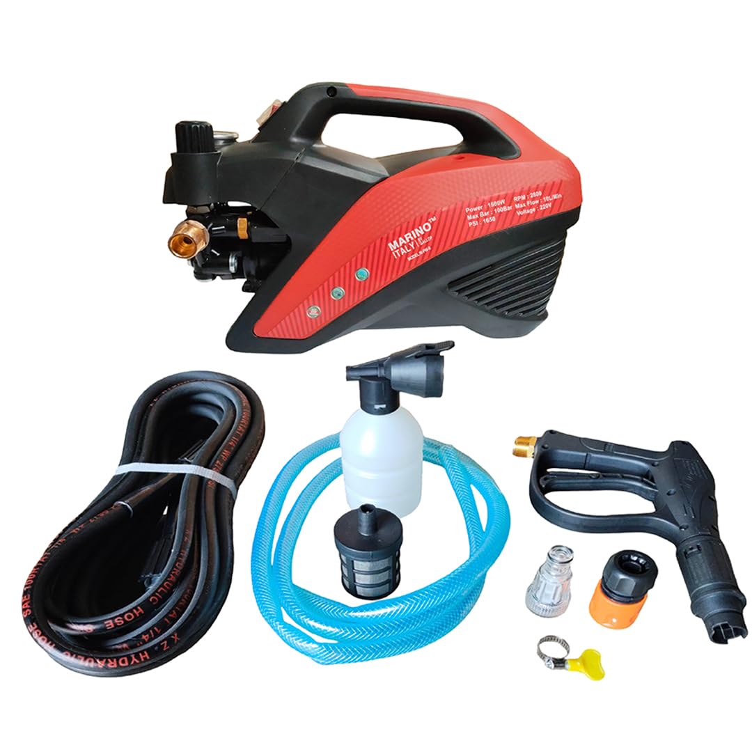 Marino Italy' High Pressure Washer 10LTR Flow Rate 120bar 1500W