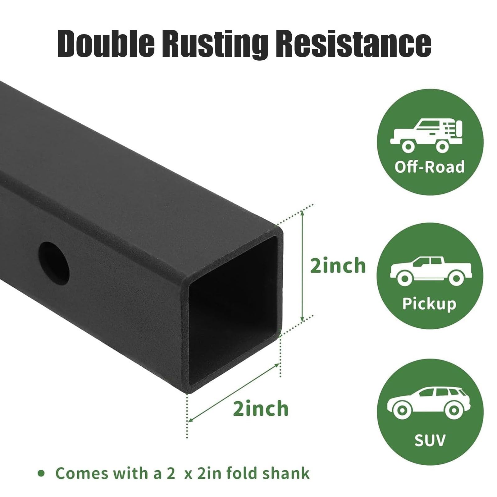 Portaequipaje de Carga, Capacidad de 226 kg/500 LB, Canasta de Equipaje Resistente para SUV, camión, Remolque, portaequipaje Trasero con diseño Plegable