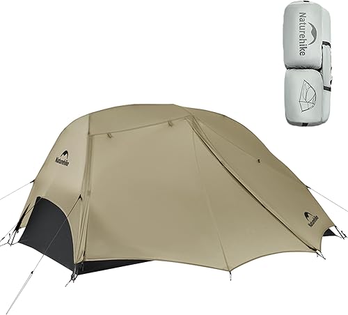 Naturehike - Tienda de campaña para 2 personas con doble toldo ultraligero de nailon de doble capa impermeable para camping, festivales, patio disponible en Yaxa Colombia