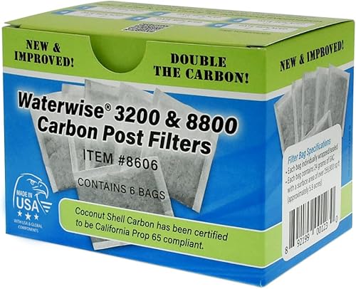 Bolsas de repuesto Waterwise Post Filter Paquete de seis