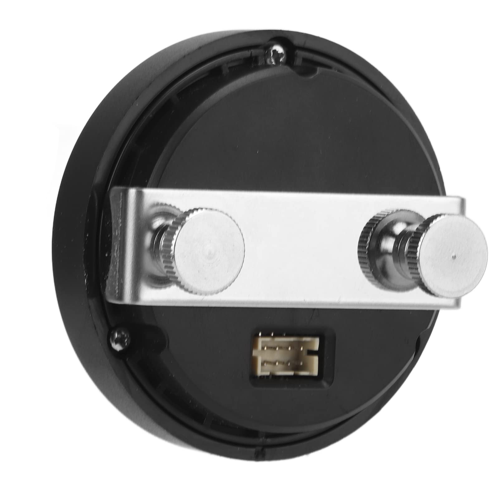 Keenso Zestaw Mierników Ciśnienia 2-1 16 Cali 52 Mm Wskaźnik Ciśnienia Paliwa ABS 0 do 15 PSI Czerwona Dioda LED Biała Tarcza Dokładny Stabilny Antishock do Uniwersalnych Modyfikacji Samochodów