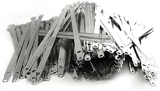 500 Metal Truck Seals, Shipping Seals, Trailer Seals, Flat Head Seals Sequentially Numbered (500 Pack)