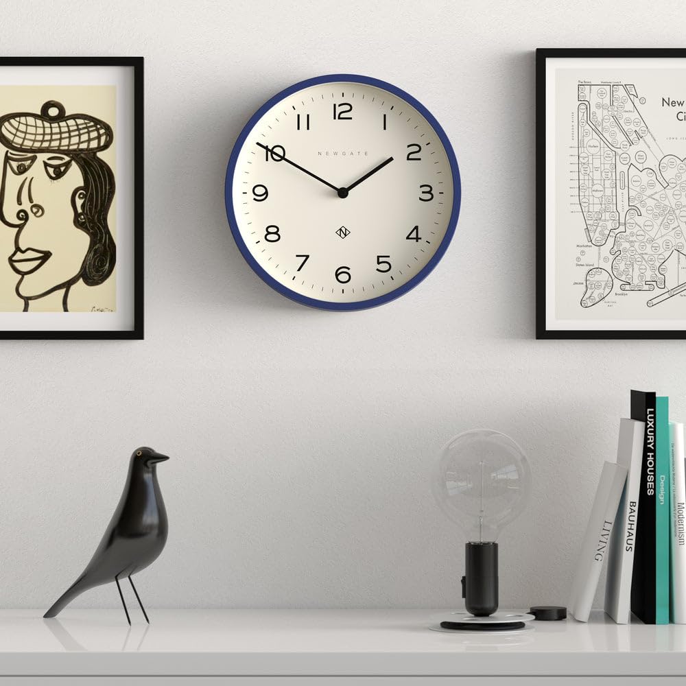 NEWGATE® Number Four Echo wall clock, Midnight Blue, 30 x 30 x 4.5 cm - Image 3