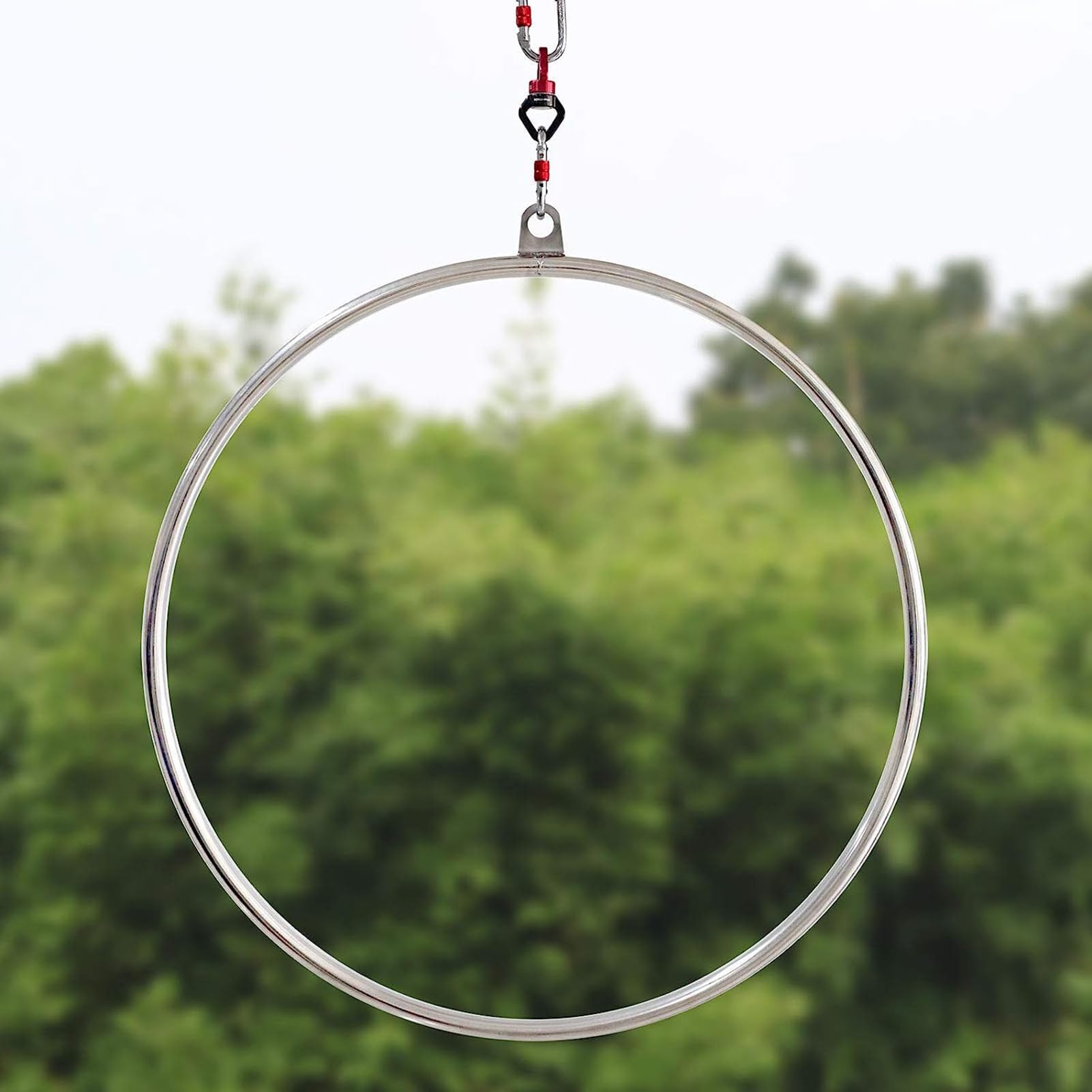 Aerial Hoop Set – Attrezzatura per Circo in Acciaio Inossidabile per prestazioni acrobatiche e fitness aereo – Yoga Hoop