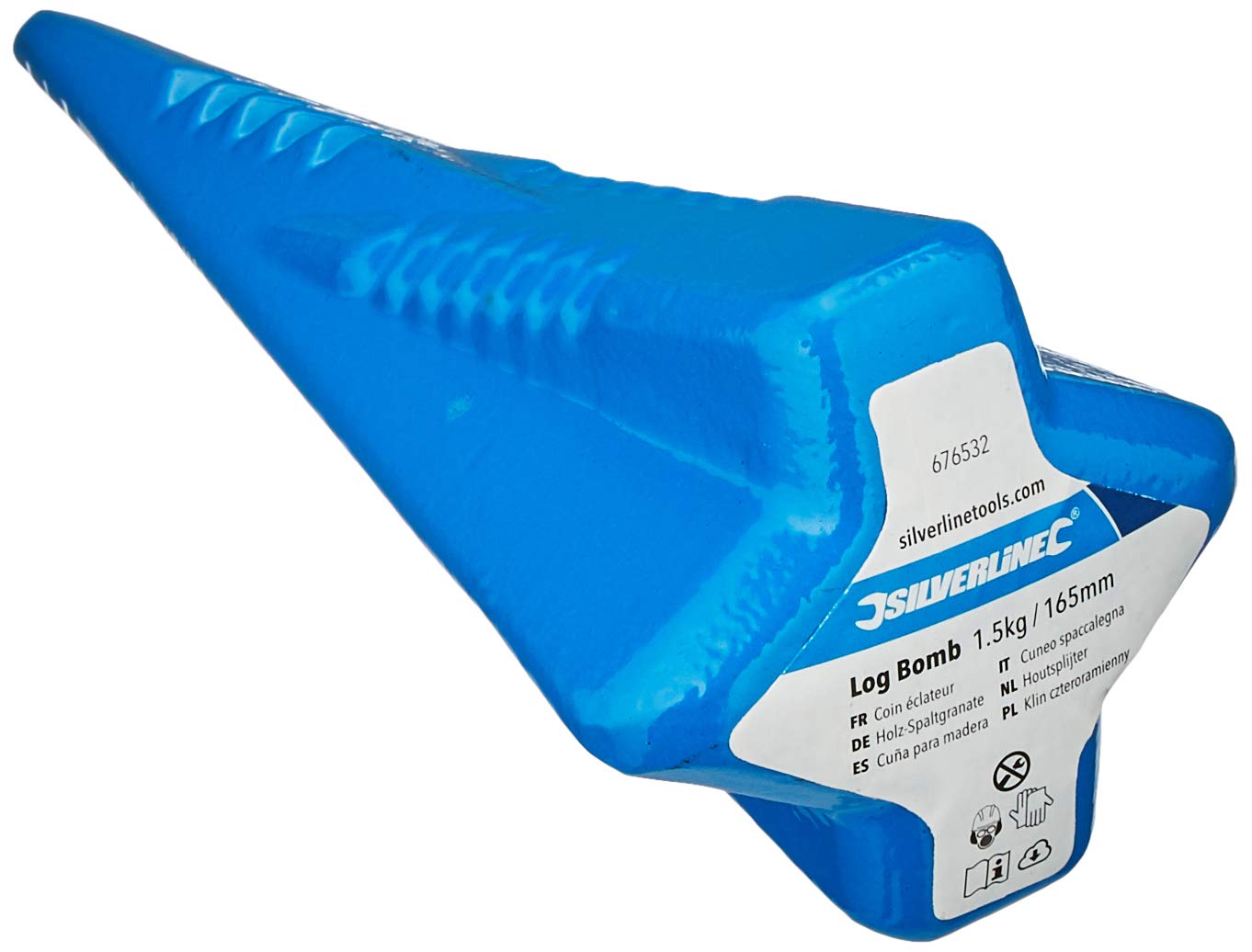 Silverline 676532 Coin éclateur 165 mm Coloris aleatoire & Ribiland 07114 - Coin Eclateur - 1,5 kg - En Acier - Forme Diamant