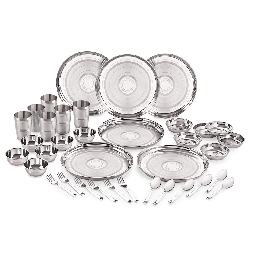 Neelam Stainless Steel Dinner Set (Set of 36 Pcs Diamond) (B07TN2Z17R) Amazon Price History, Amazon Price Tracker