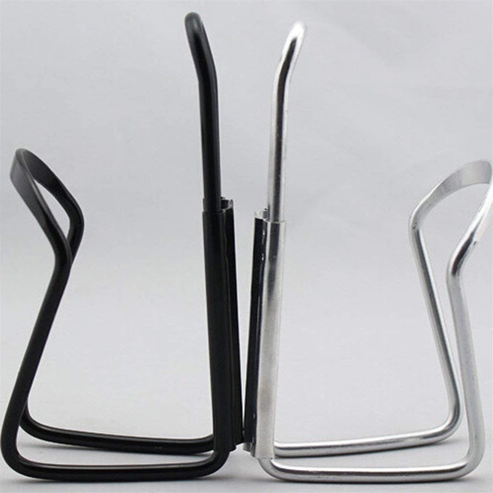 WJJ Fahrradflaschenkäfig, Road Mountainbike, Wasserbecherhalter, Flaschenkäfig, Reitausrüstung Zubehör, Universal-Flaschenkäfig (2 Stück) (Color : Black)