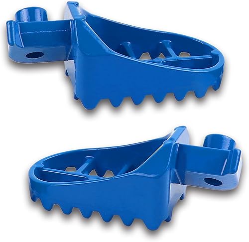 Vista 24 de FLYPIG Estriberas de aluminio Estriberas Reposapiés Reposapiés para Dirt Bike 50 70 90 110 PW50 TW200 XR50R CRF70 CRF80 CRF100F TT225S Negro