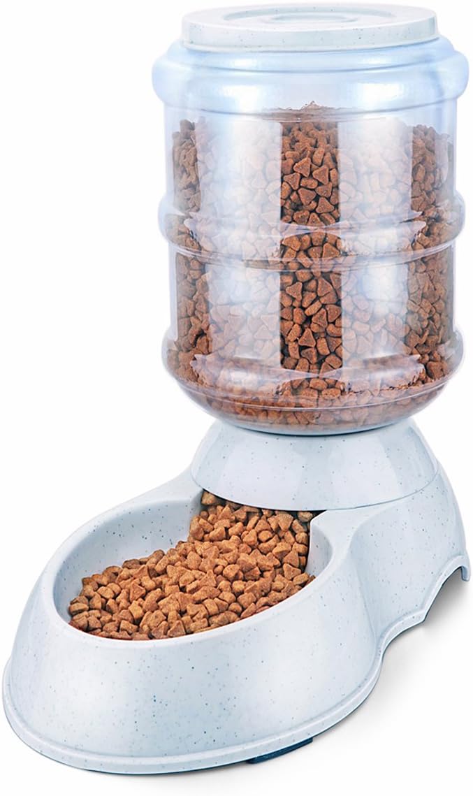 URWOOW 8 Pound Pet Feeder Auto Replendish Feeder Dispenser （1 Gallon