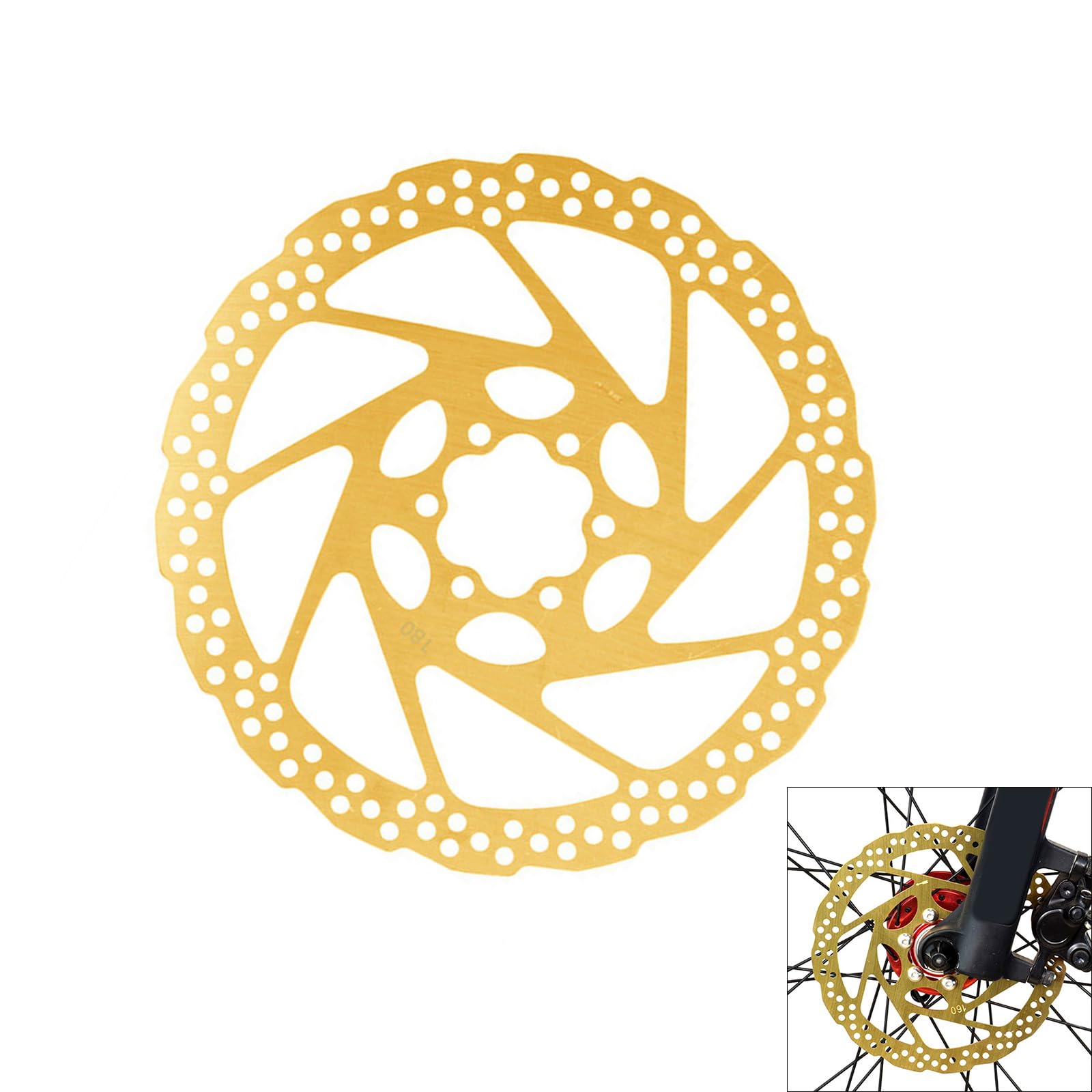 Stainless Steels Bike Disc Brake Rotor With Screws Disc Brake Adapters Road Bike Brakes Rotor Cycling Accessories