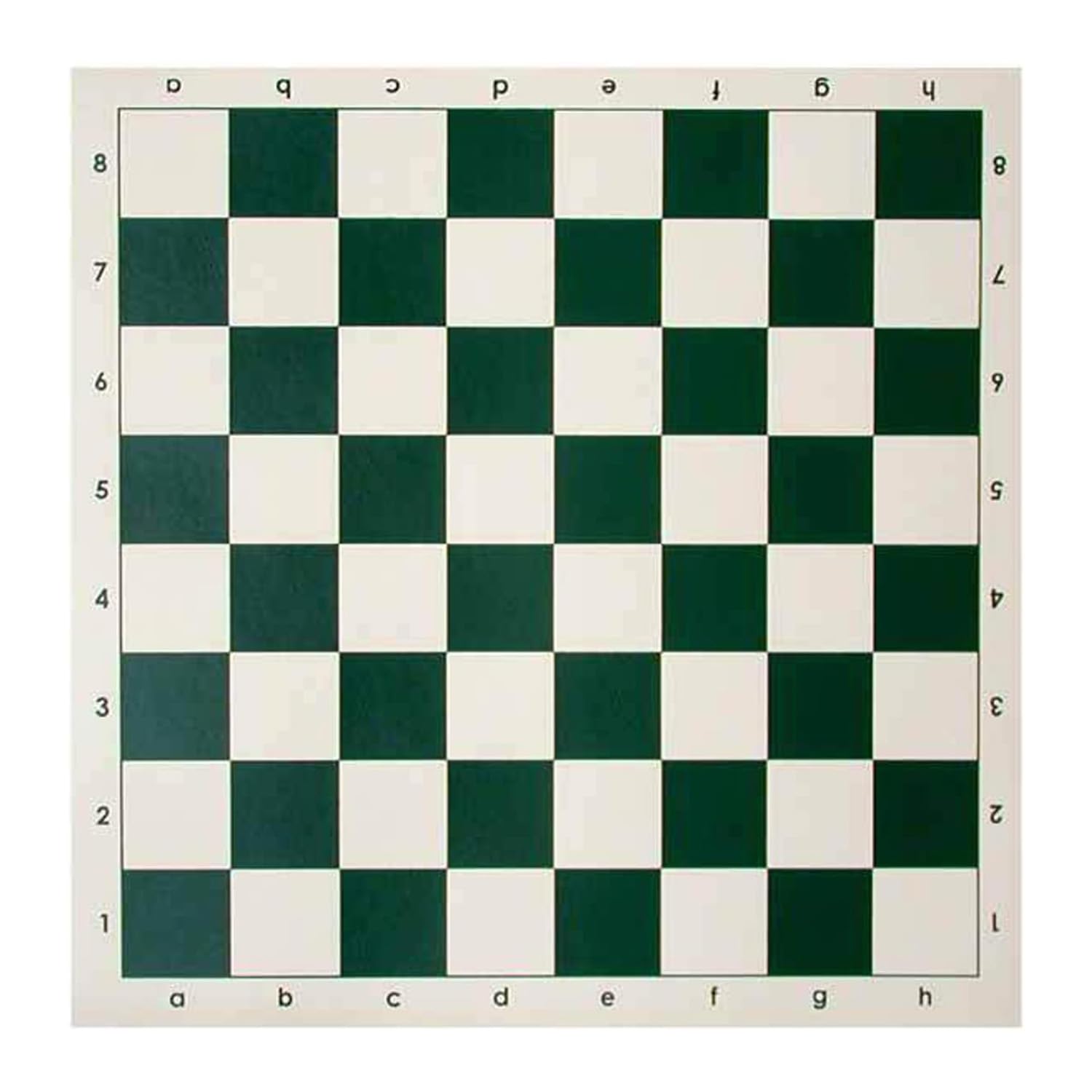 Reicyfang Tournament Roll Up Chess Board, Tournament Chess Mat Vinyl Portable International Chessboard, Non Slip and Waterproof Surface for Travel/Clubs (Chessboard only, 42cm/17inch)