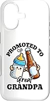 Vista 32 de Great Grandpa to Be Promoted to Great Grandpa Est. 2026 2027 Case for iPhone 16