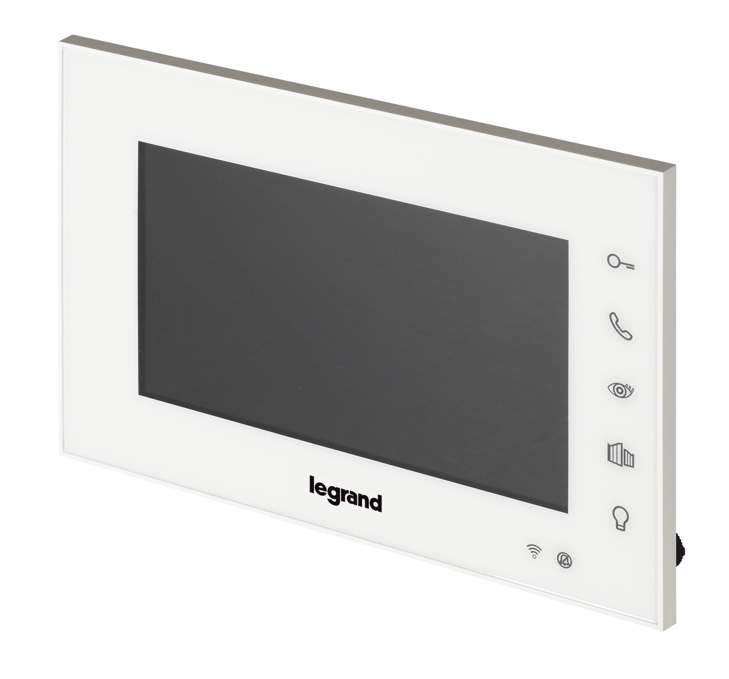 LEGRAND, Easy 365220 WiFi wnętrze wideo, kolorowy monitor o przekątnej 7", przyciski czujników, połączenie smartfona, sterowanie aplikacją, regulacja jasności, głośności i mikrofonu, wtyczka sieciowa,