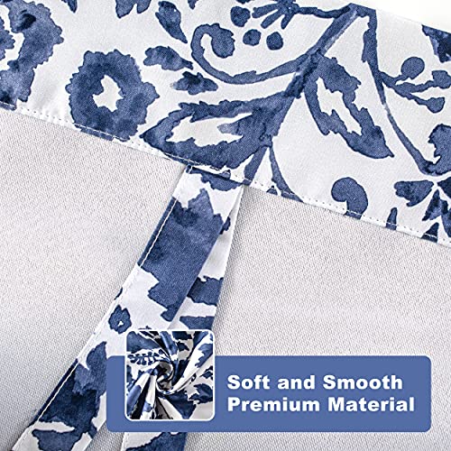 Driftaway 810063211714 Julia Watercolor Blooming Flower Floral Tie Up Curtain Thermal Insulated Blackout Window Adjustable Balloon Curtain Shade thumb #1