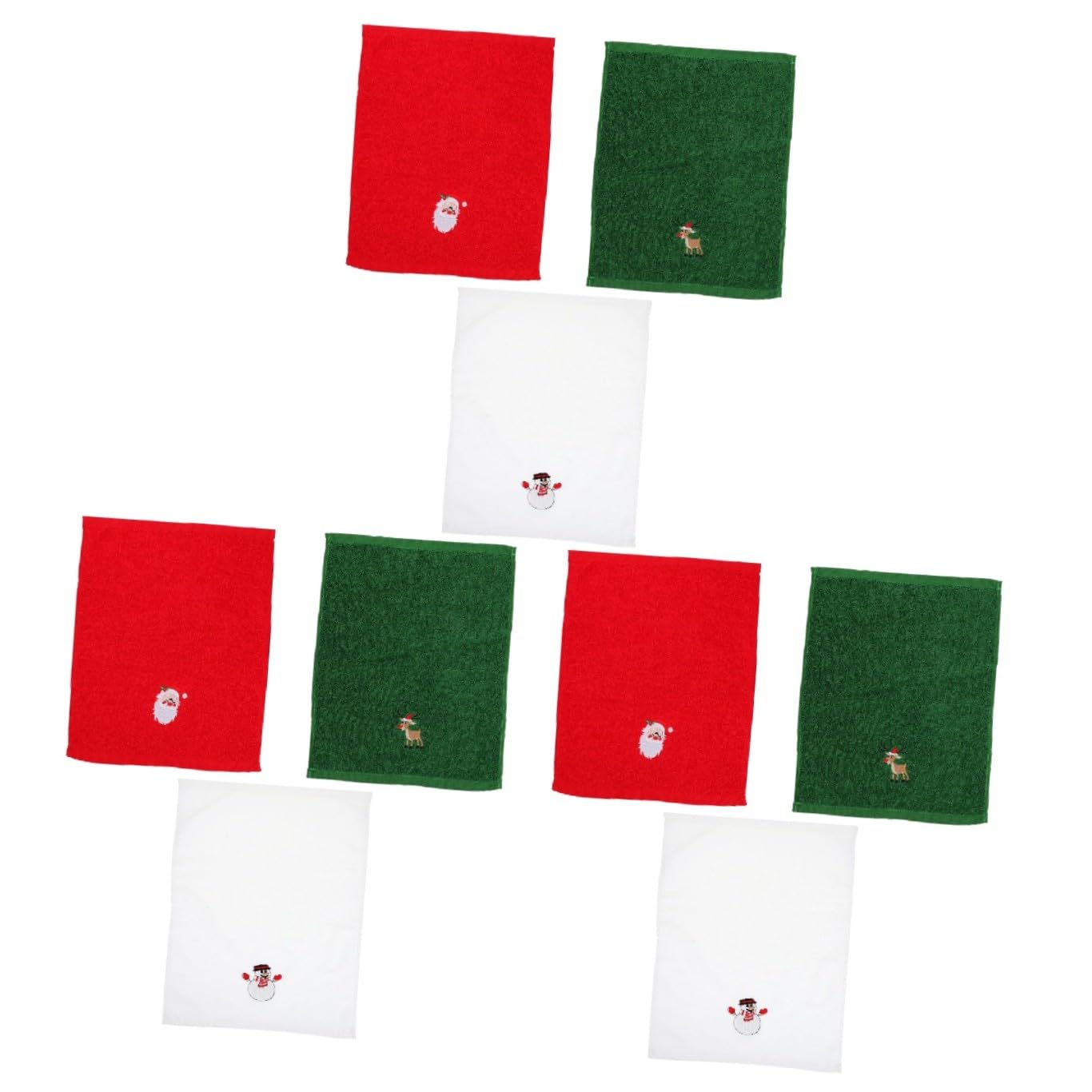 PRETYZOOM 3 Juegos Toalla De De Navidad Paños De Cocina De Vacaciones Toalla Refrescante Toallero Toallas De Papel Toalla De Papel Toalla De Cocina Cosas Rosadas Algodón 3 Piezas * 3