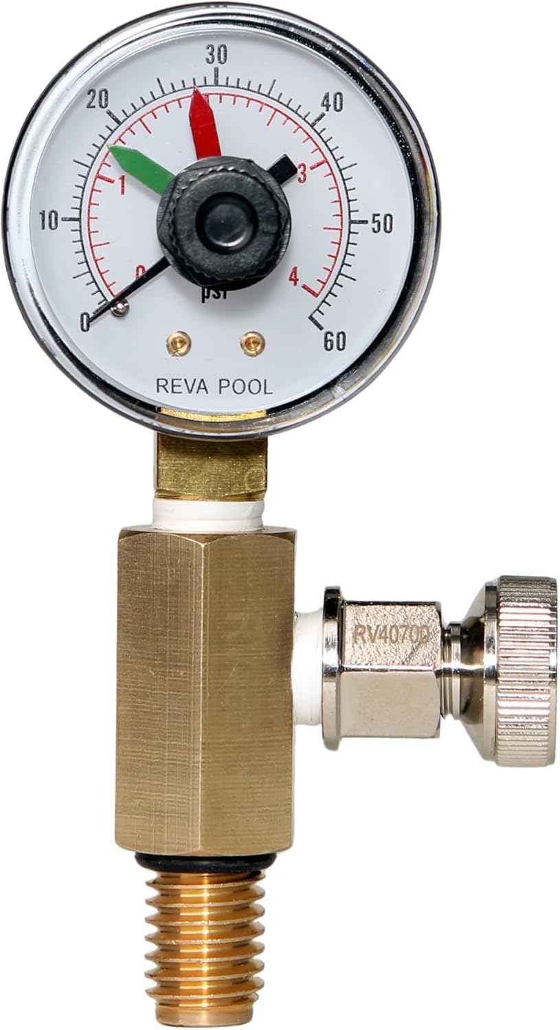 REVA POOL RV40500 Air Gauge Release Valve Assembly