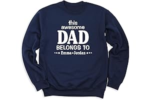 This Dad Belongs To Shirt: Personalized Granddad Grandkids with Names