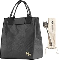 Vista 22 de VonNova Lonchera aislada para mujer con aislamiento premium de 4mm, linda lonchera grande de 7L para la oficina, lonchera pequeña duradera