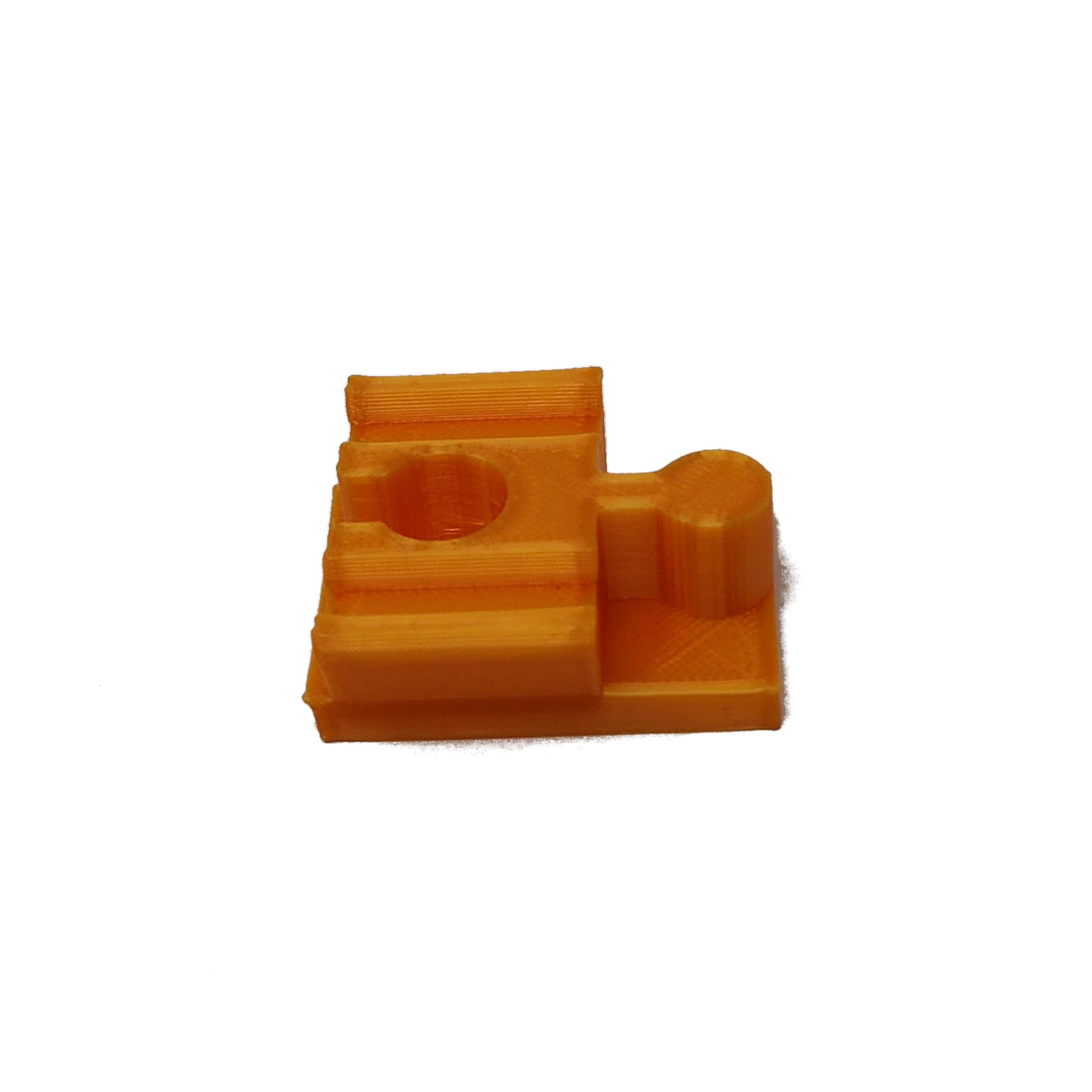 4 Pack Orange Train Track Bridge Adapter Compatible with Brio Wooden Railway Tracks and Duplo Building Blocks
