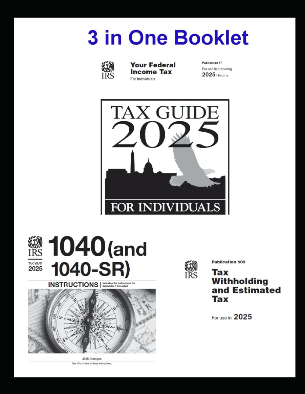 Tax Guide 2025 For Individuals - 1040 and 1040SR Instructions - Publication 505 Tax Withholding and Estimated Tax: For use in 2025