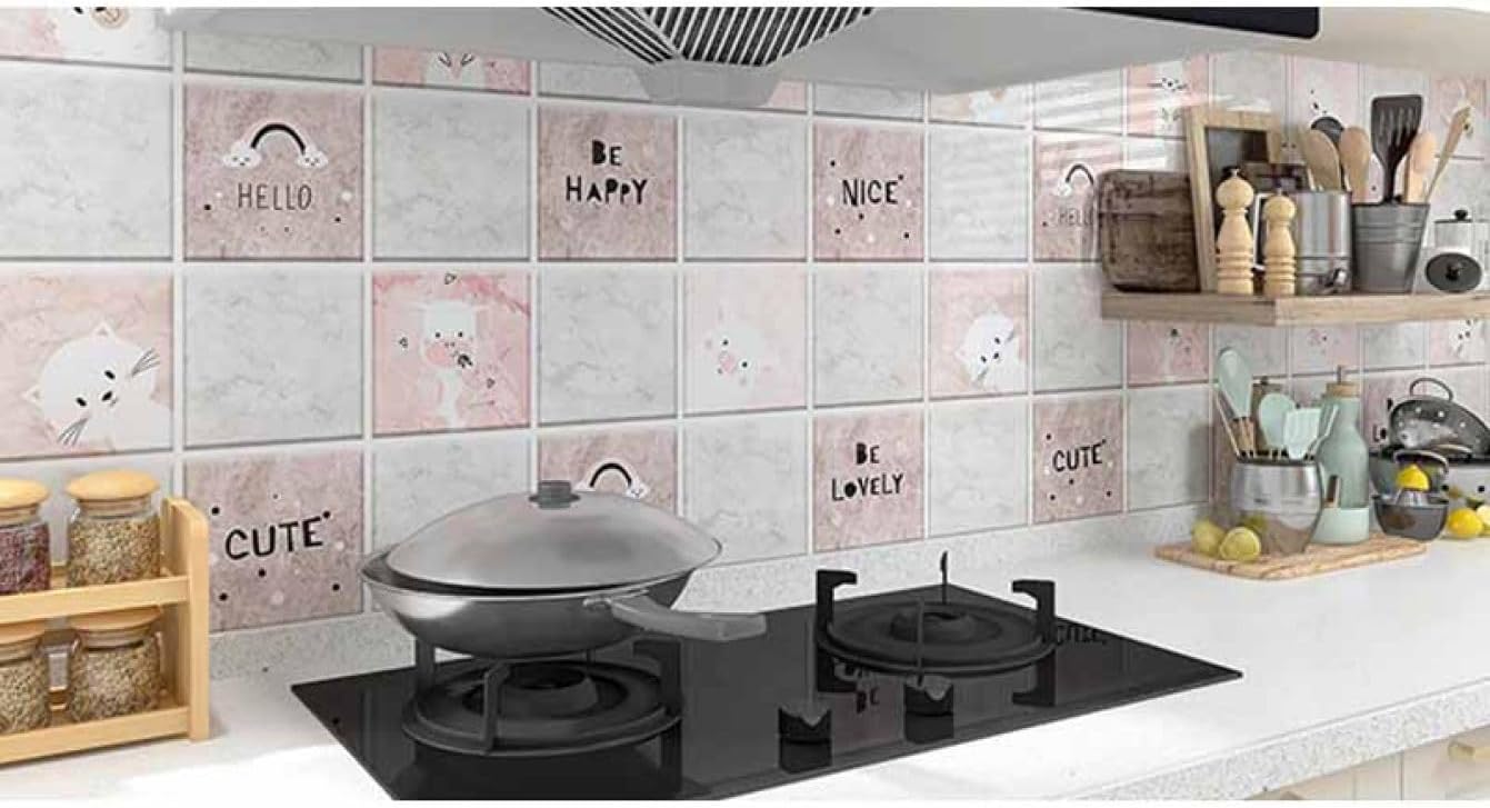 [LJKI] 壁紙シール リメイクシート 無地 はがせる キッチン ウォールステッカー おしゃれ 厚手 柄11 リフォーム 60cm