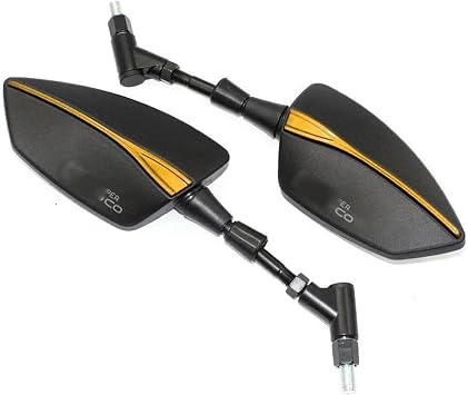 Motorcycle Rearview Mirror Side Mirrors for Super SOCO CPX CUX TC 50 MAX Wanderer TS 2020-2021 Rearview MirrorB-Gold10