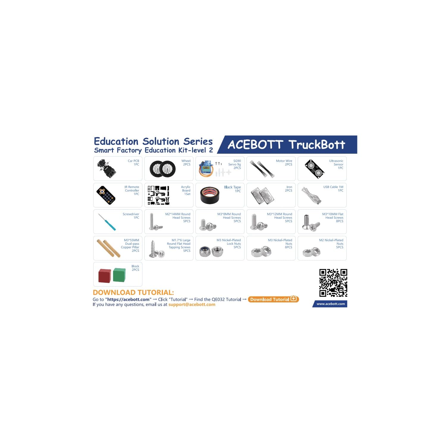 QE032 TruckBott Zestaw Edukacyjny Smart Factory Level 2