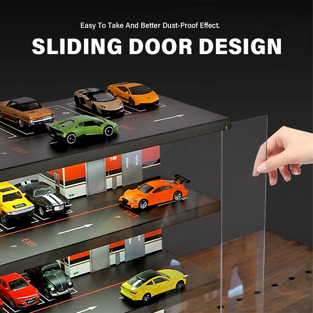 Garage Voiture Miniature 1/32 – Présentoir Parking En PVC Pour Collectionneurs