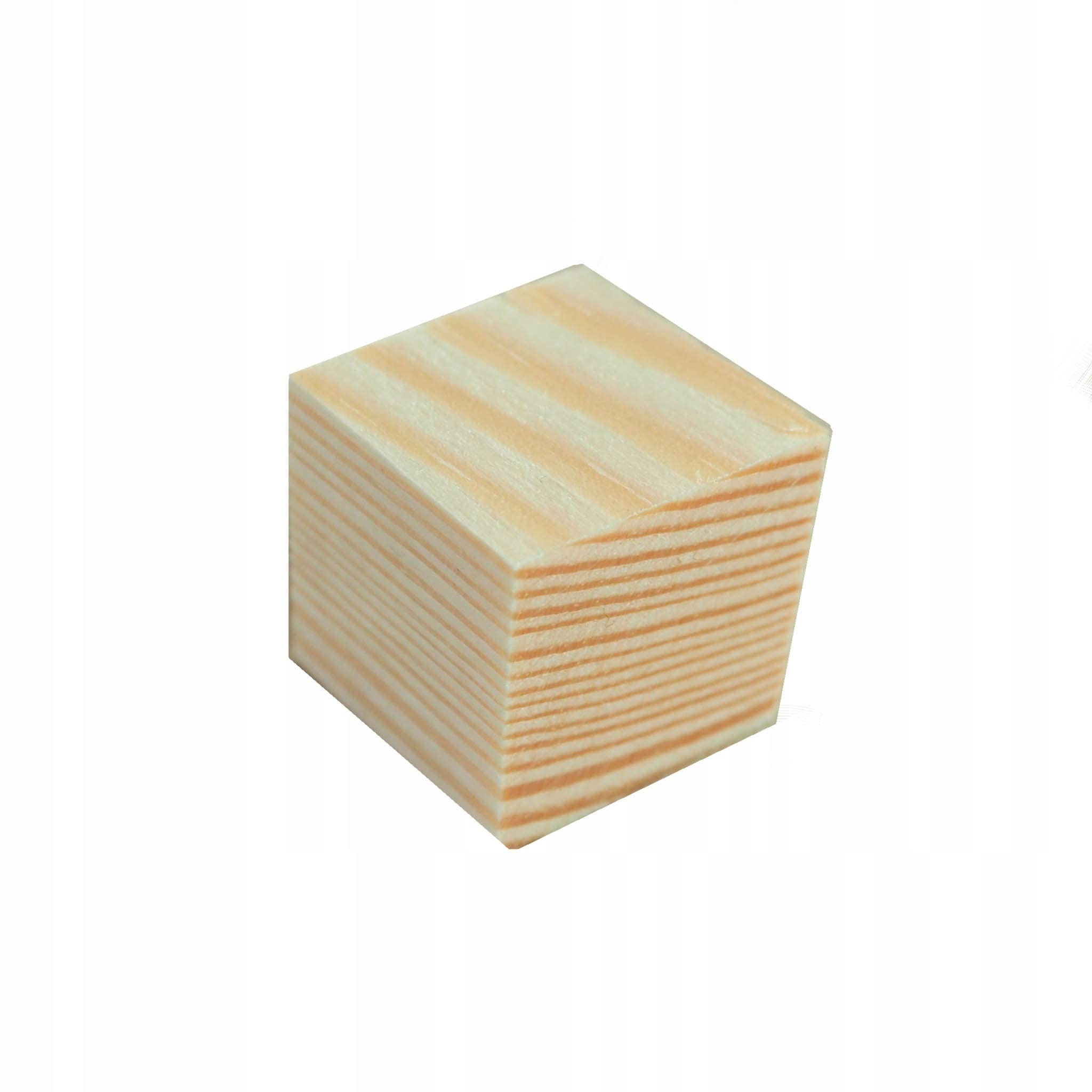 Wooden World 10 x Cubes Raw Wooden Dices Art Craft Wood Shape Square - 40 mm