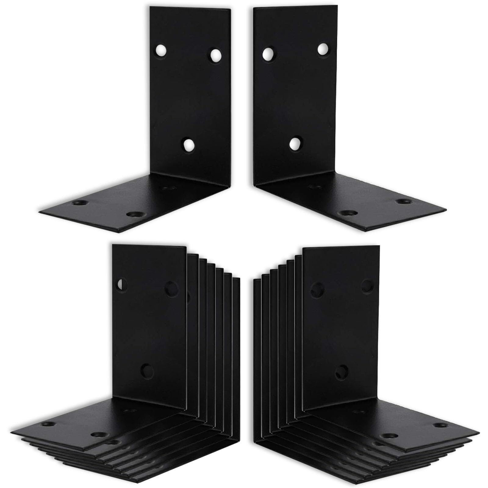 16 Stück Eckwinkel für Hochbeete & Holzmöbel - Rostfreier Edelstahl, Schwerlast(16PCS-4'' L Brackets)