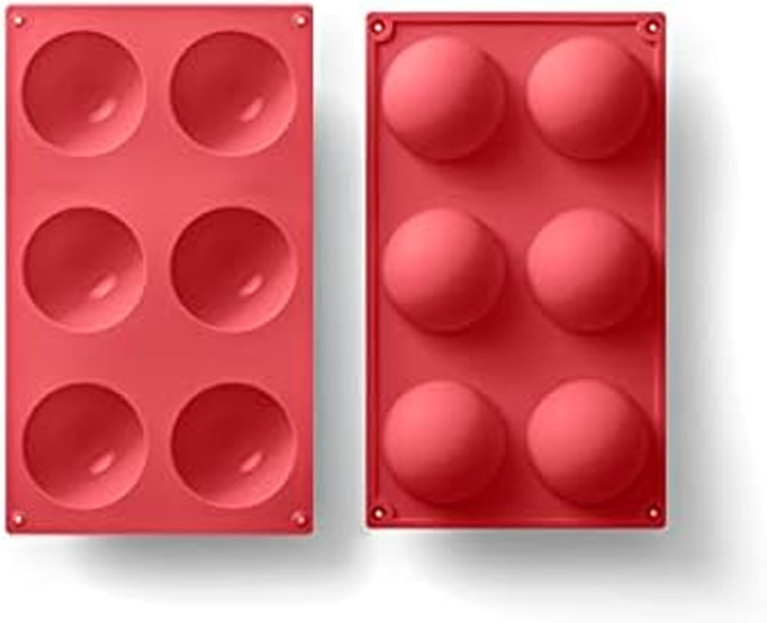 Chef'n Sweet Spot Hot Chocolate Bomb Mold, 2-pack, Red