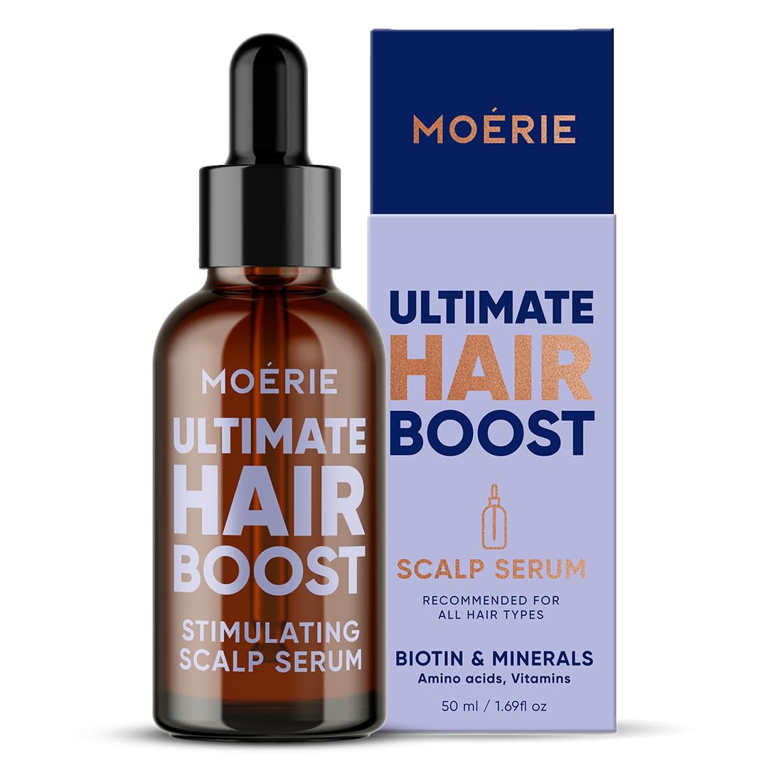 Ultimate Hair Boost Serum for Natural Hair Regrowth & Thickening - Anti Thinning & Hair Loss Treatment for Women - Rapid Hair Growth Products - Scalp Oil Alternative - 1.69 fl oz / 50 ml
