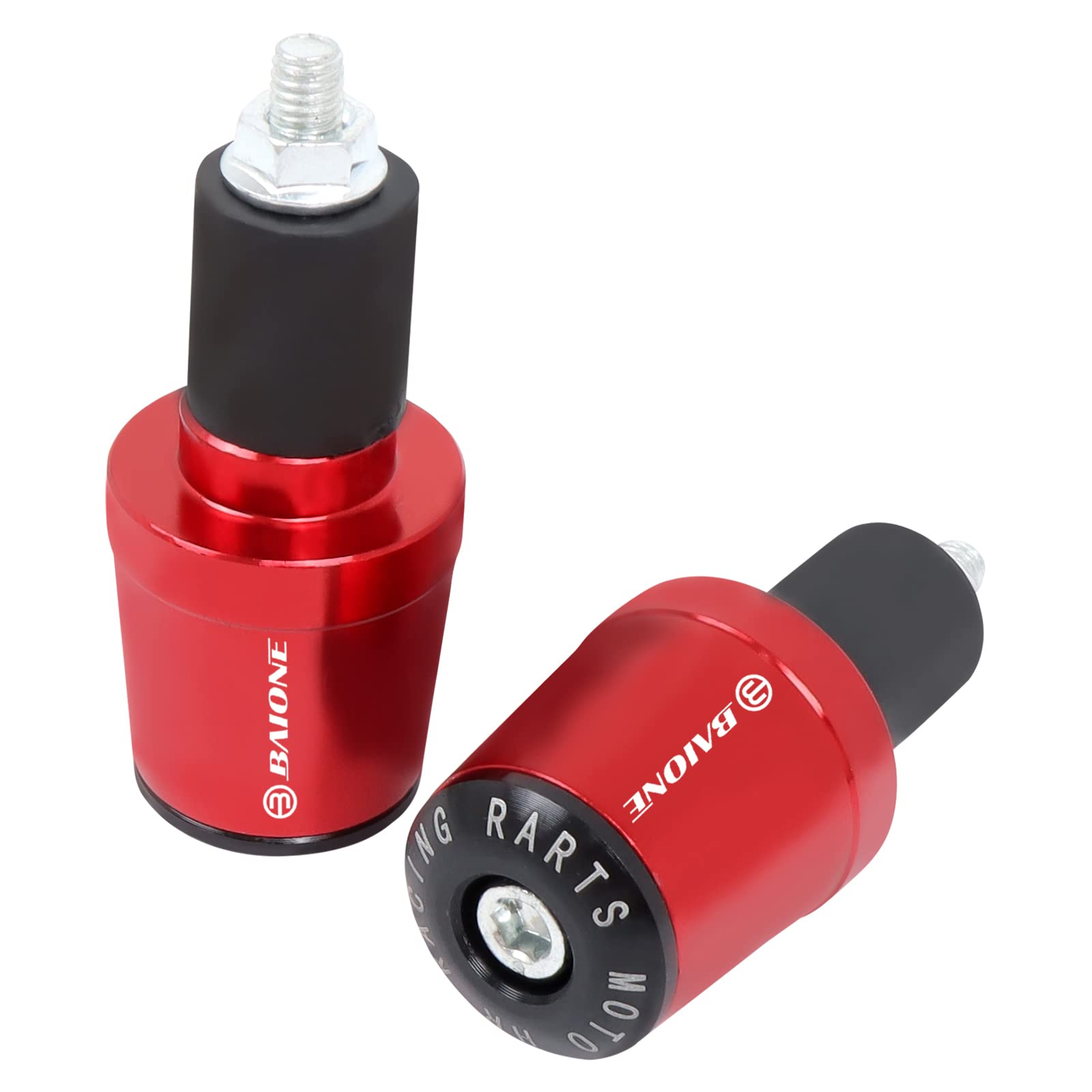 COPART Universal Bar Ends for All 7/8" Handlebar Grips, Handle Bar End Plugs Caps for Yamaha YZF R6 R1 R125 R6S R25 R3 600R and More