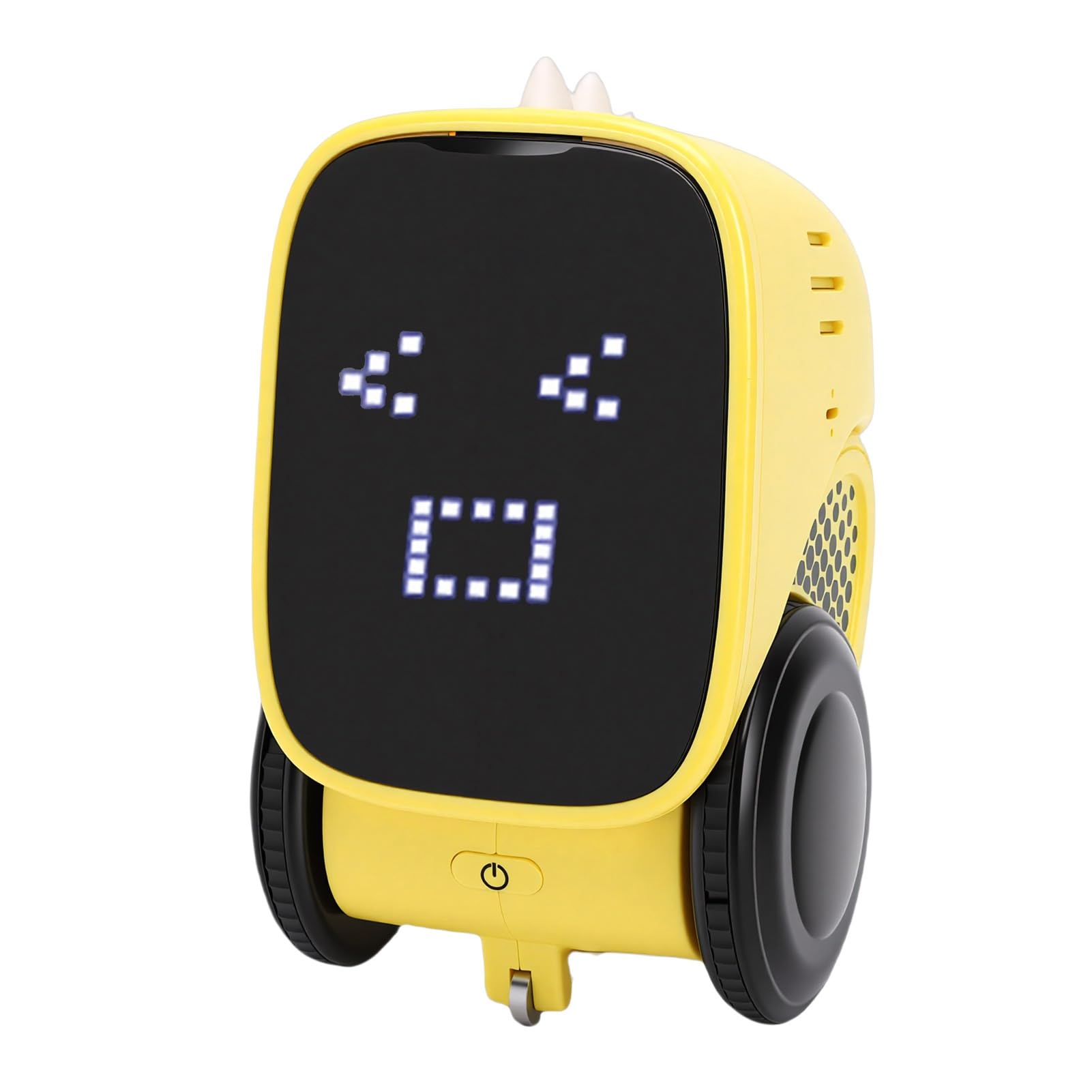 Fockety Juguete Robot Inteligente, Programación de Máquina de Historias con Detección Táctil de IA, Juguete de Aprendizaje Stem para Profesores y Socios Inteligentes Que Hablan (Yellow)